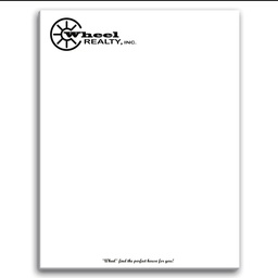[NTP0425-50#] 25 Page 8-1/2 x 11 Paper Note Pad