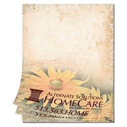 [NTP0425MFC-50#] Paper Note Pad 8 1/2 x 11, 25 pages w/ mag 4CP