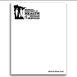 [NTP0450M-50#] Paper Note Pad 8 1/2 x 11, 50 pages w/ magnet