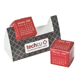 [PAPBX015-12P] Desktop Calendar Cubes