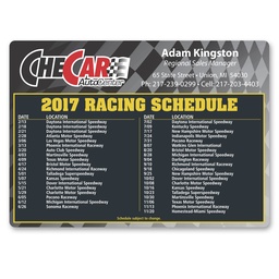 Racing Schedule Magnet